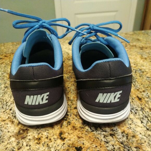 Nike Dual Fusion Black Blue Running Athletic Shoes 443837-012 Womens Size 7.5 - Picture 6 of 12